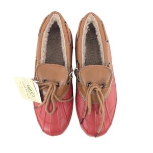 NWT Tamarack Duck Shoes Rubber Rain Sherpa Lined Size 9
